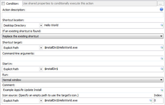 Installing application assemblies